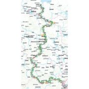 Iron Curtain Trail 3. - Vasfüggöny kerékpártúra atlasz Esterbauer Vasfüggöny kerékpáros térkép 1:85 000 German-German Border Trail