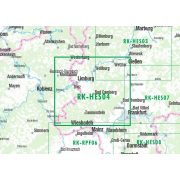 Rhein kerékpáros térkép Bikeline-Radkarte RK-HES04, Rhein-Main-Taunus  Esterbauer 2020. 1:75.000