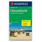   739. Ostseeküste von Wismar bis Usedom, 3teiliges Set mit Naturführer turista térkép Kompass 