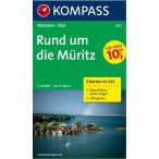   855. Rund um die Müritz, 2teiliges Set mit Naturführer turista térkép Kompass 