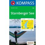 793. Starnberger See, 1:25 000 turista térkép Kompass 