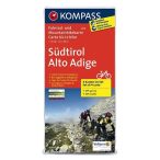   3401. Südtirol, 4teiliges Set kerékpáros térkép 1:70 000  Fahrradkarten 
