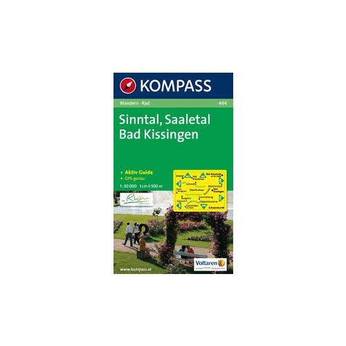 464. Sinntal, Saaletal, Bad Kissingen turista térkép Kompass 