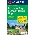  843. Beckumer Berge, Senne, Paderborn, Lippetal turista térkép Kompass 