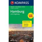   725. Hamburg und Umgebung, 2teiliges Set mit Naturführer turista térkép Kompass 