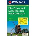   759. ElbeElsterLand, Niederlausitzer Heidelandschaft turista térkép Kompass 