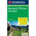   22. Mariazell, Ötscher, Erlauftal turista térkép Kompass 1:25 000 