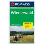   208. Wienerwald, 2teiliges Set mit Naturführer, 1:25 000 turista térkép Kompass 