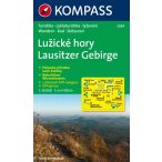   2084. Lausitzer Gebirge//Lužické hory, CZ/D turista térkép Kompass 