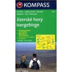   2085. Isergebirge/Jizerské hory, CZ/D turista térkép Kompass 