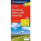   3007. Hamburg, Altes Land, Alstertal kerékpáros térkép 1:70 000  Fahrradkarten 