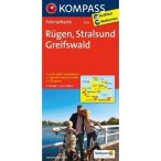   3020. Rügen, Stralsund, Greifswald kerékpáros térkép 1:70 000  Fahrradkarten 
