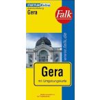 Gera város térkép, Gera térkép Falk