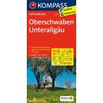   3123. Oberschwaben, Unterallgäu kerékpáros térkép 1:70 000  Fahrradkarten 
