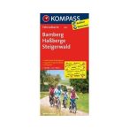   3082. Bamberg, Haßberge, Steigerwald kerékpáros térkép 1:70 000  Fahrradkarten 