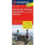   3099. Hersbruck, Amberg, Neumarkt/Oberpfalz, Weiden kerékpáros térkép 1:70 000  Fahrradkarten 