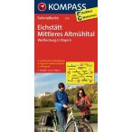   3103. Eichstätt, Mittleres Altmühltal, Weißenburg in Bayern kerékpáros térkép 1:70 000  Fahrradkarten 