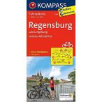   3104. Regensburg und Umgebung, Unteres Altmühltal kerékpáros térkép 1:70 000  Fahrradkarten 