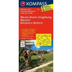   3414. Meran, Bozen Umgebung kerékpáros térkép 1:70 000  Fahrradkarten 