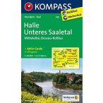   458. Halle, Unteres Saaletal, Mittelelbe, DessauRoßlau turista térkép Kompass 