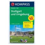   780. Stuttgart und Umgebung, 2teiliges Set mit Naturführer turista térkép Kompass 