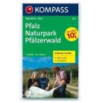   826. Pfalz, Naturpark Pfälzerwald, 2teiliges Set mit Aktiv Guide turista térkép Kompass 