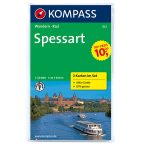   832. Spessart, 2teiliges Set mit Aktiv Guide turista térkép Kompass 