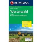   847. Westerwald, Sieg, Naturpark LahnDillBergland, 2teiliges Set mit Naturführer turista térkép Kompass 