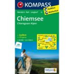 10. Chiemsee-Simssee turista térkép Kompass 1:50 000 