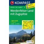   07. Werdenfelser Land mit Zugspitze turista térkép Kompass 1:25 000 