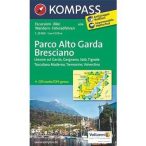   694. Parco Alto Garda Bresciano, 1:25 000 turista térkép Kompass 