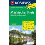   749. Märkischer Kreis, Ebbegebirge turista térkép Kompass 