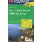   096. Alto Garda, Ledro, Valle del Sarca, 1:25 000, D/I turista térkép Kompass 