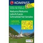   051. Naturns, Naturno-Latsch, Laces-Schnalstal, Val Senales turista térkép Kompass 1:25 000 