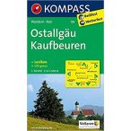 188. Ostallgäu, Kaufbeuren turista térkép Kompass 