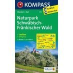   773. Naturpark SchwäbischFränkischer Wald, 1:40 000 turista térkép Kompass 