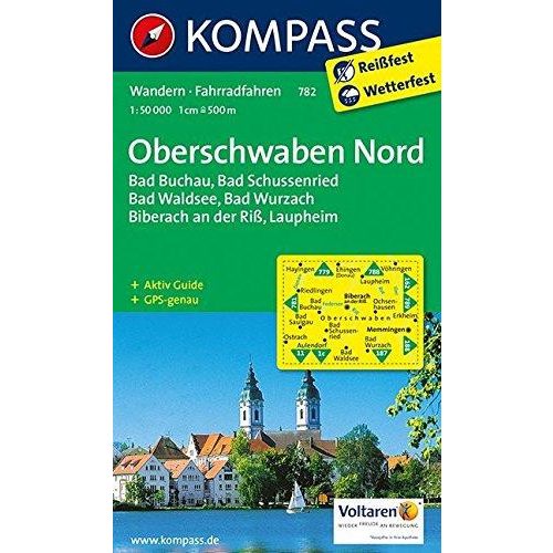 782. Oberschwaben Nord  turista térkép Kompass 