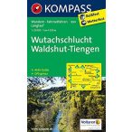   899. Wutachschlucht, Waldshut, Tiengen, 1:25 000 turista térkép Kompass 