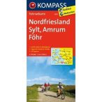  3001. Nordfriesland, Sylt, Amrum, Föhr kerékpáros térkép 1:70 000  Fahrradkarten 