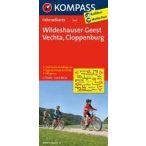   3012. Wildeshauser Geest, Vechta, Cloppenburg kerékpáros térkép 1:70 000  Fahrradkarten 