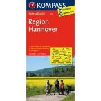   3015. Hannover, Region kerékpáros térkép 1:70 000  Fahrradkarten 