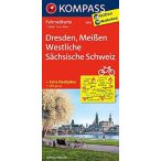   3085. Dresden, Meißen, Westliche Sächsische Schweiz kerékpáros térkép 1:70 000  Fahrradkarten 