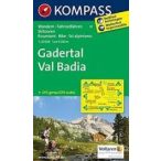 51. Gadertal Val Badia turista térkép Kompass 1:25 000 