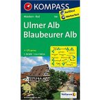 788. Ulmer Alb, Blaubeurer Alb turista térkép Kompass 
