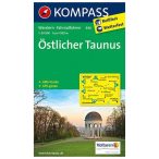 840. Taunus, Östlicher turista térkép Kompass 