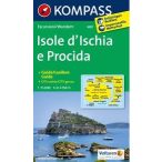   680. Isole d'Ischia e Procida, 1:15 000/Ortsplan 1:10 000, D/I/E/F turista térkép Kompass 