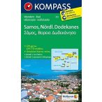253. Samos térkép Kompass 1:50 000 