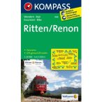 068. Ritten/Renon, 1:25 000 turista térkép Kompass 