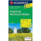 162. Augsburg, Westliche Wälder turista térkép Kompass 