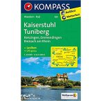   883. Kaiserstuhl, Tuniberg, 1:25 000 turista térkép Kompass 